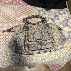 Coach snakeskin purse